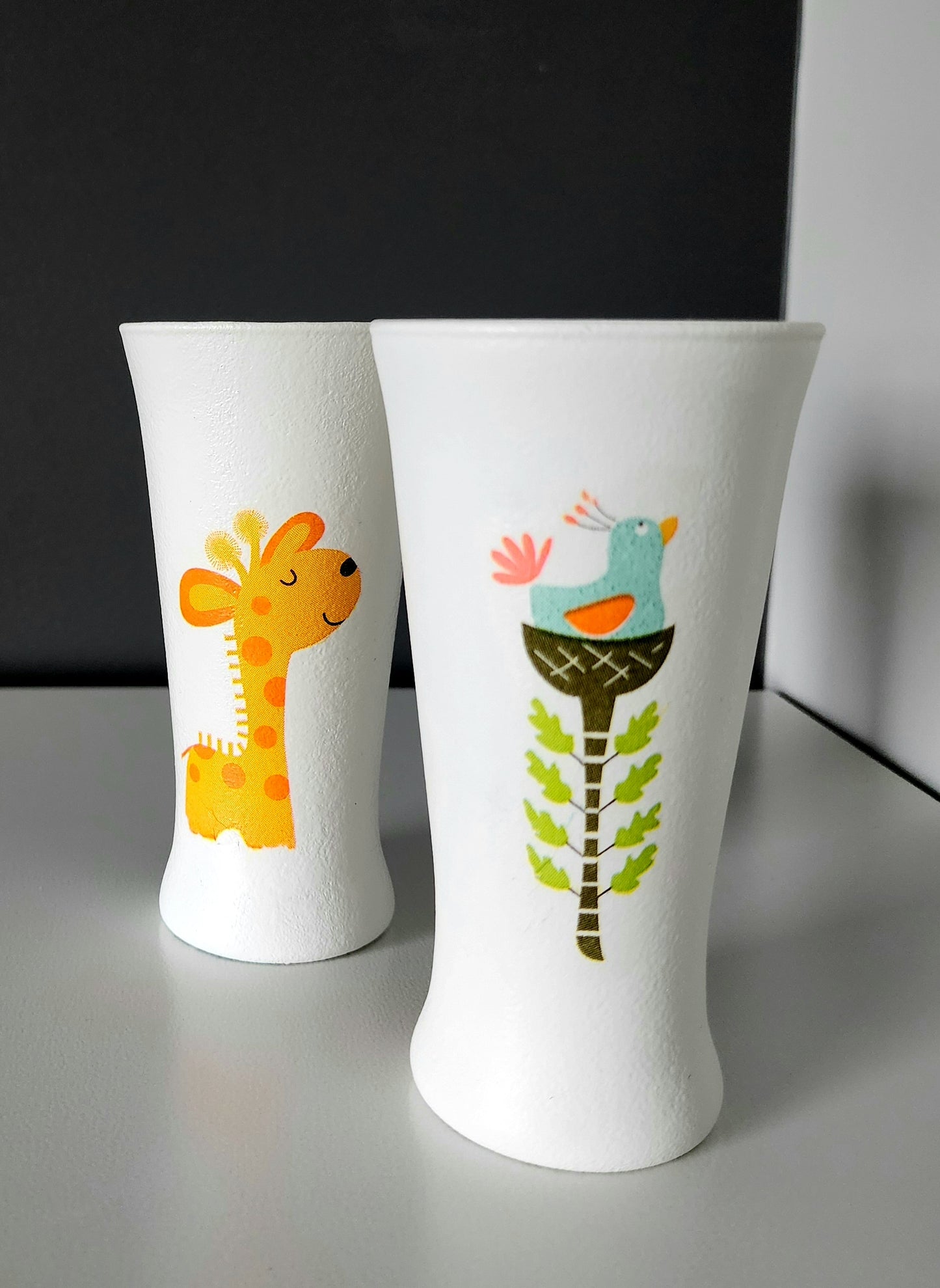 Giraffe and Bird Set - Toothbrush Holders