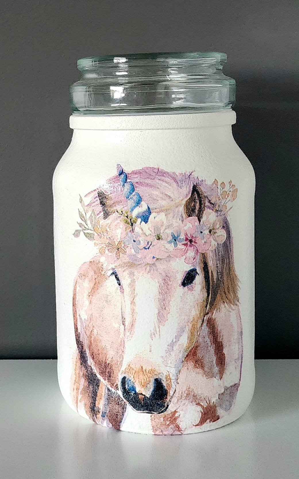 Unicorn with Flowers