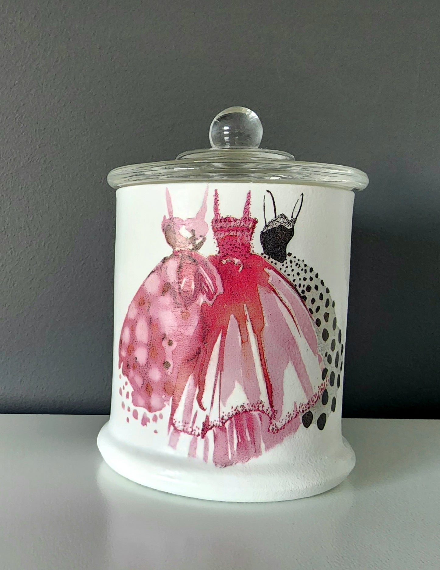 Pretty Dress Candle Holder - One of a Kind