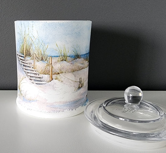 Stairs on the Beach Candle Holder - One of a Kind